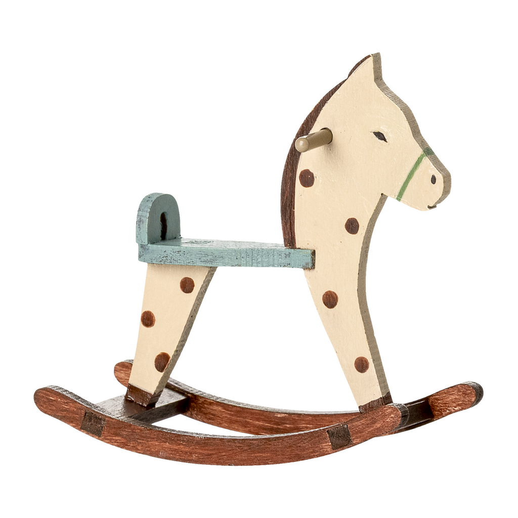 Maileg Rocking horse, Mouse - Spotted