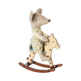 Maileg Rocking horse, Mouse - Spotted