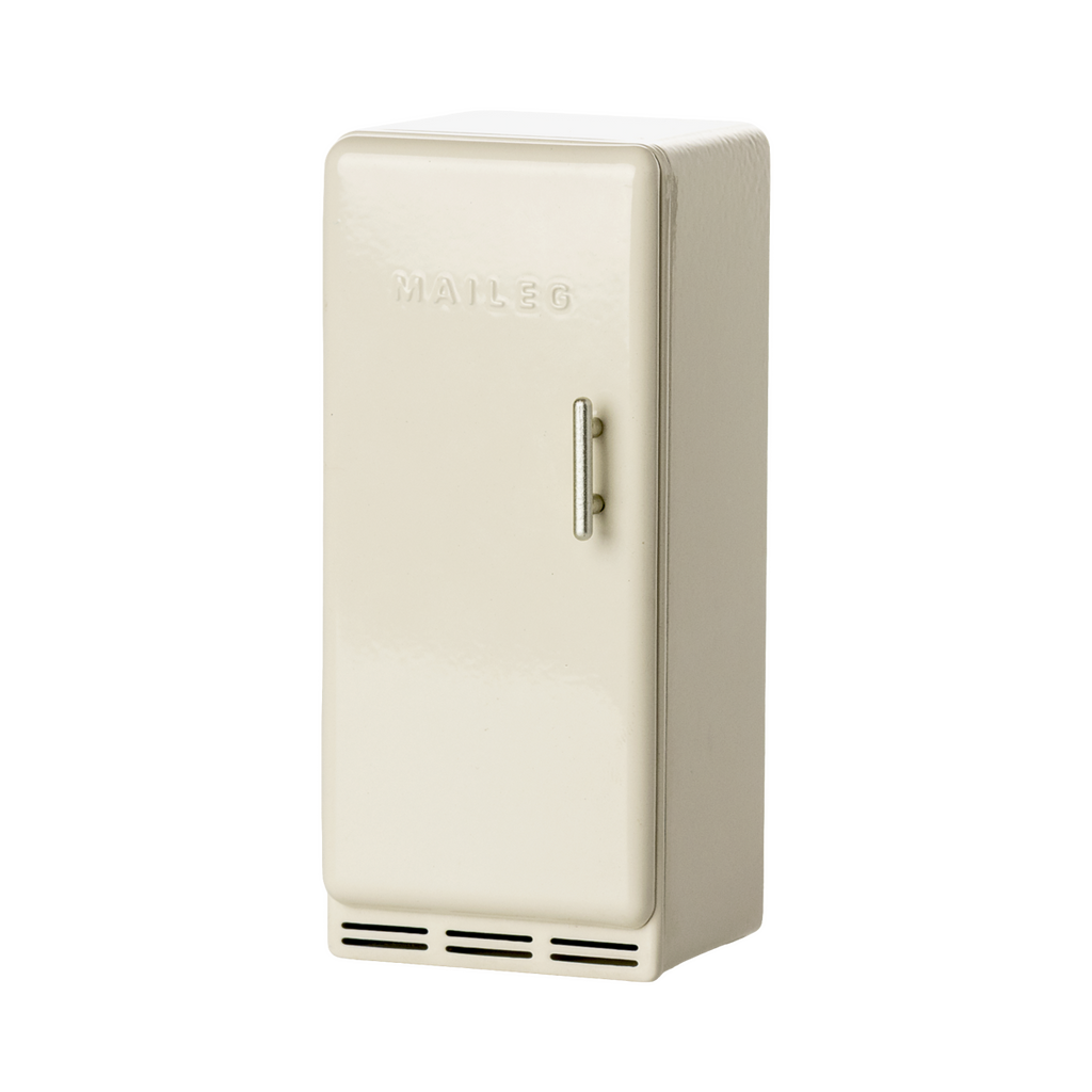 Maileg Fridge, Mouse - Off white Metal - PREORDER - due October