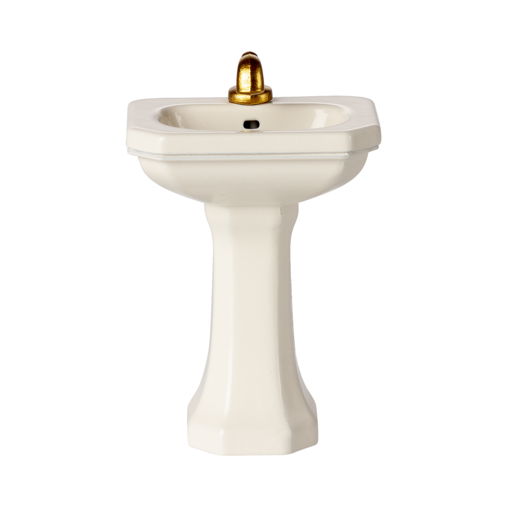 Maileg Bathroom Sink, Mouse - Off white - PREORDER - due late October