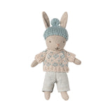 Maileg Winter Rabbit, Micro - Sand - Mint - PREORDER - due November