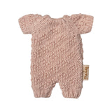 Maileg Knitted Suit, Micro Clothes - Rose - PREORDER - due October
