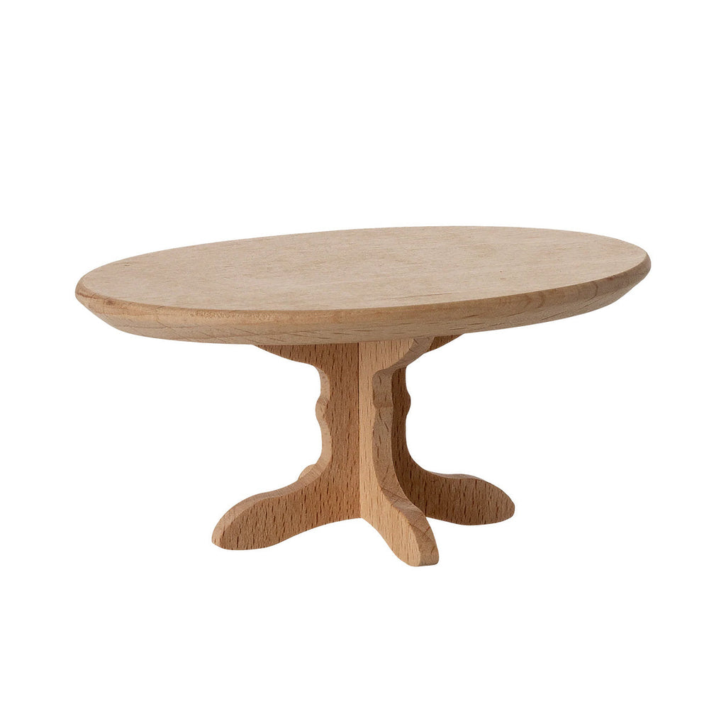 Maileg Oval Coffee Table, Mouse - Natural - PREORDER - due September