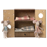 Maileg Ballet Mice in Dance Studio, Little Sister and Brother - PREORDER - due October