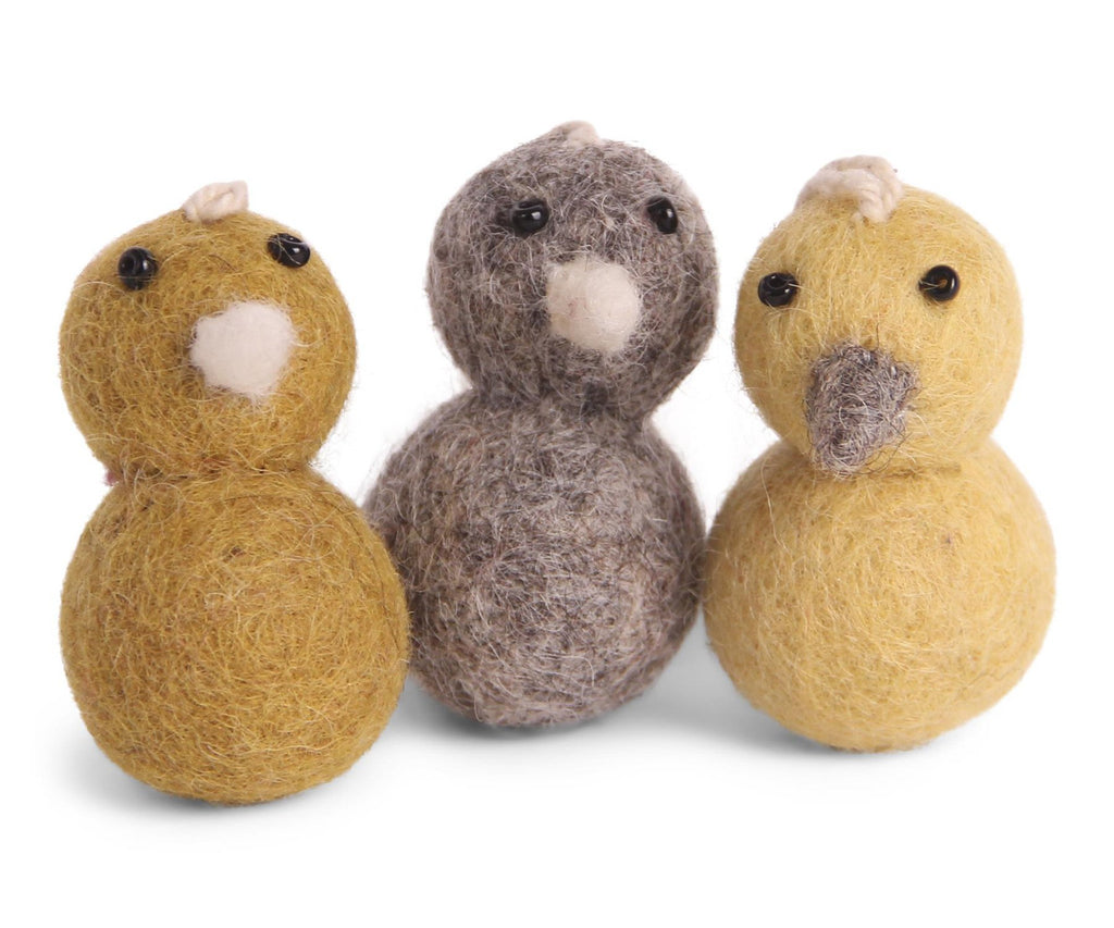 En Gry & Sif Set of Three Round Mini Chicks