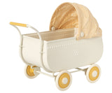 Maileg Pram Yellow/Cream Micro Size