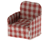 Maileg Chair Red Check