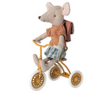 Maileg Abri à tricycle, Mouse - Ochre