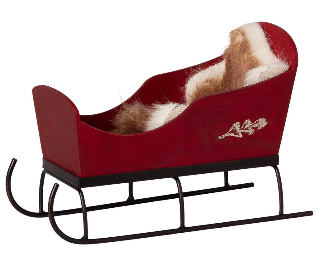 Maileg Sleigh Red