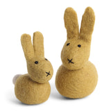 En Gry & Sif Set of Two Bunnies Ochre