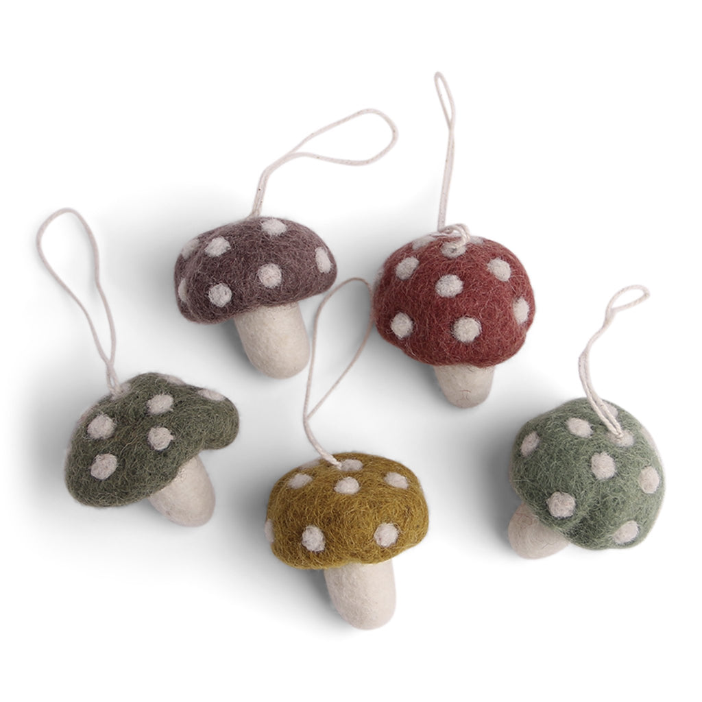 En Gry & Sif Mini Mushrooms set of 5