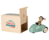 Maileg Mouse Car with Garage Blue