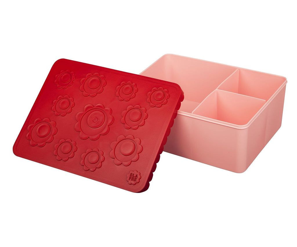 Blafre Flower Lunch Box with 3 compartments