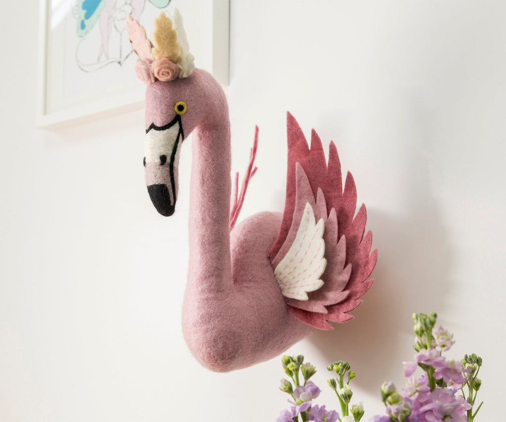 Sew Heart Felt Alice Flamingo with Wings