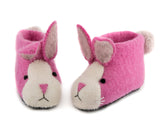 Sew Heart Felt Rosie Rabbit Slippers Child's Size UK 8