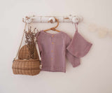 Rose In April Gaby Cardigan Lilac 6 mths