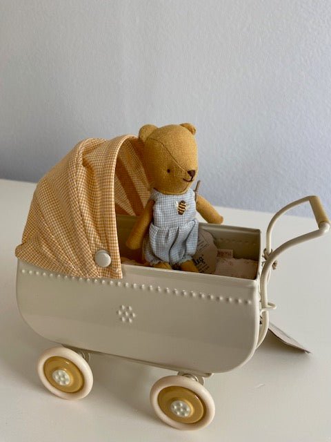 Maileg Teddy and Pram Set