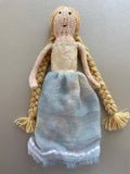 Laura Long Hand Knitted Rapunzel Doll