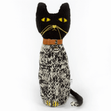 Severina Kids Hand Knitted Cat Leopold - Black & White