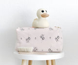 Rose In April Octopus Wash Bag Light Pink