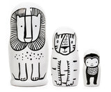 Wee Gallery Set of 3 Nesting Dolls