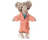 Maileg Bathrobe Coral - Mouse