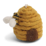 En Gry & Sif Felt Bee House Ornament