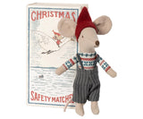 Maileg Big Brother Christmas Matchbox Mouse