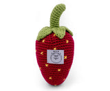 Myum Veggy Toys Billy The Strawberry Baby Rattle