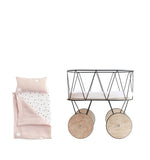 ooh noo Dolly Cot Bedding Poppy