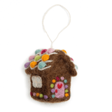 En Gry & Sif Felt Mini Gingerbread House Decoration - Bijou Lifestyle