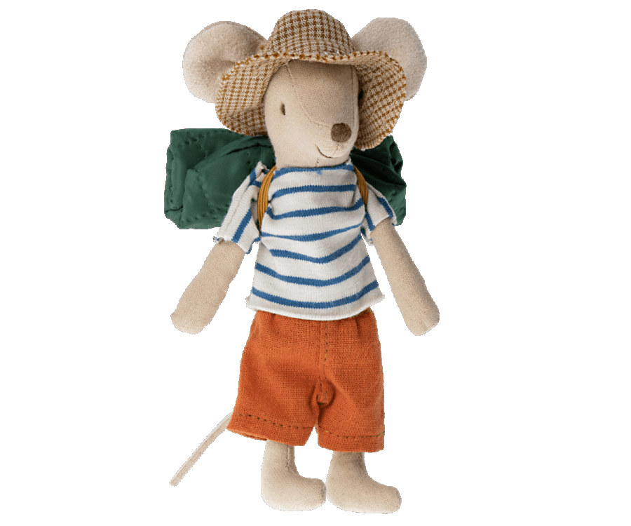 Maileg Big Brother Hiker Mouse - Magnetic