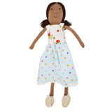 Laura Long Hand Knitted Big Dolly Brown with Brown Hair - Bijou Lifestyle
