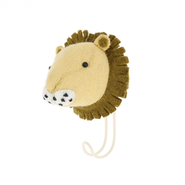 Fiona Walker England Lion Animal Head Coat Hook - Bijou Lifestyle