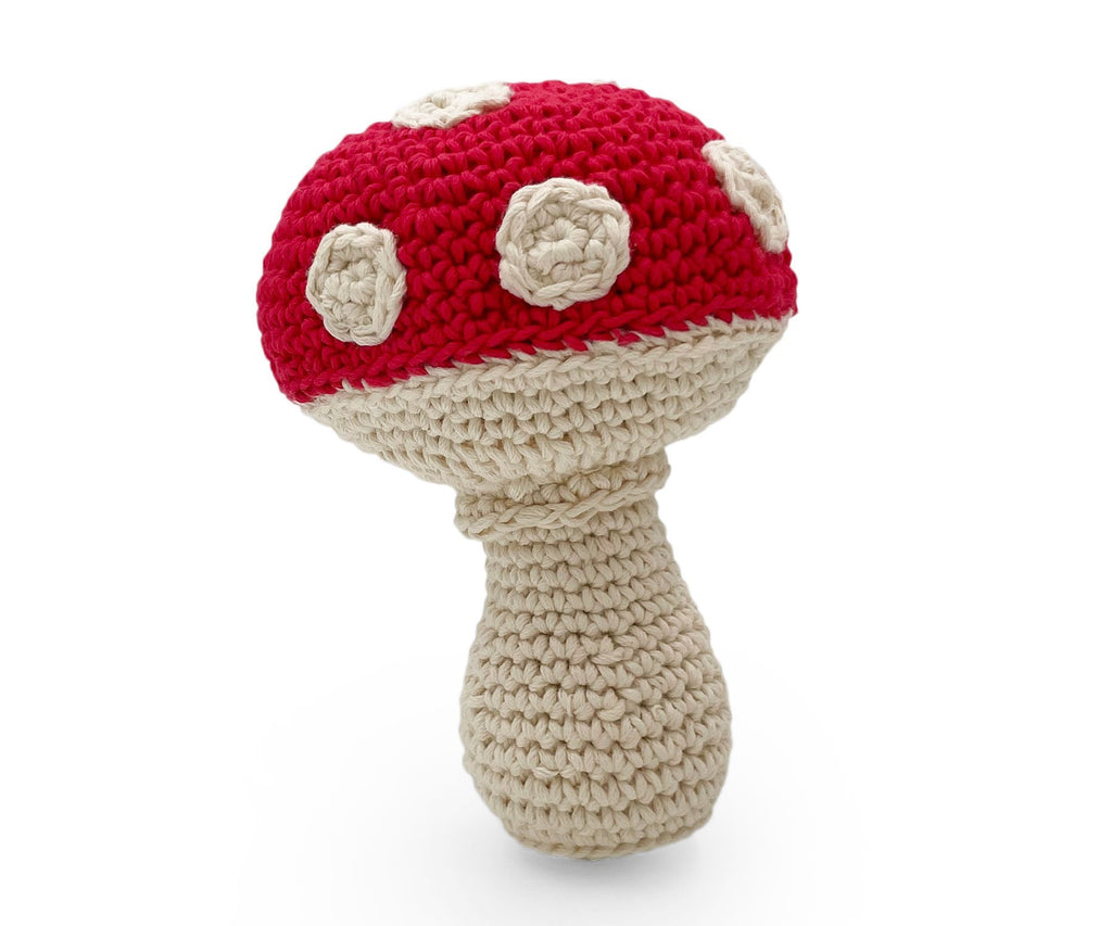 Myum Veggy Toys Mushroom Baby Rattle