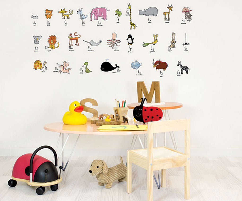 Chispum Animals Alphabet Wall Sticker - Bijou Lifestyle