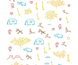 Chispum Animals Pattern Wall Sticker - Large - Bijou Lifestyle